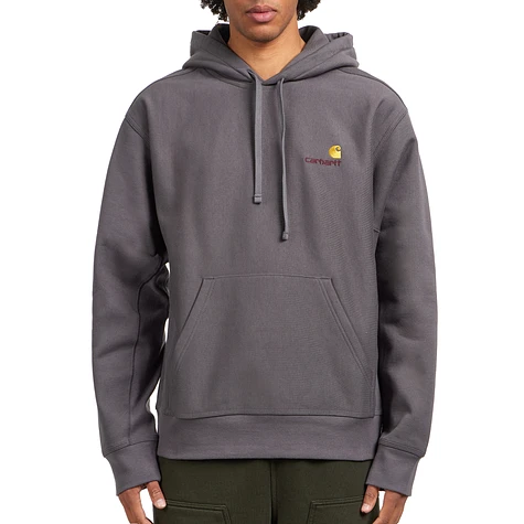 Carhartt WIP - Hooded American Script Sweat (Porphyry) | HHV