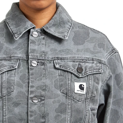 Carhartt WIP - W' Duck Orell Jacket "Maitland Camo Duck" Denim, 13.5 oz