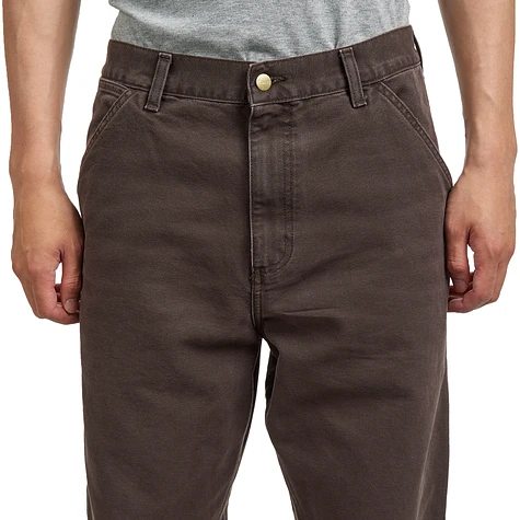 Carhartt WIP Single Knee Pants Brown