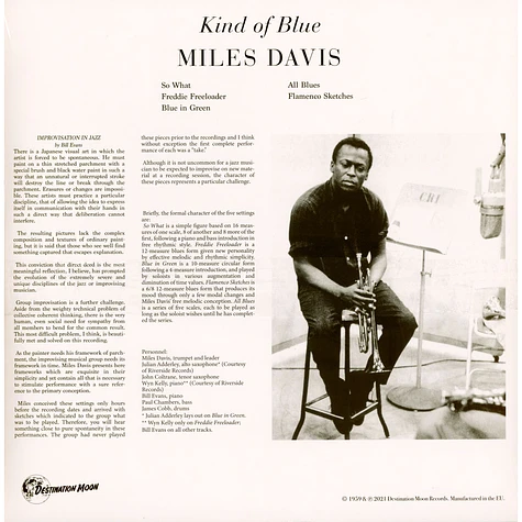 Miles Davis - Kind Of Blue