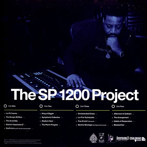 Lord Finesse - The SP 1200 Project Sounds & Frequencies In Technicolor Black Vinyl Edition