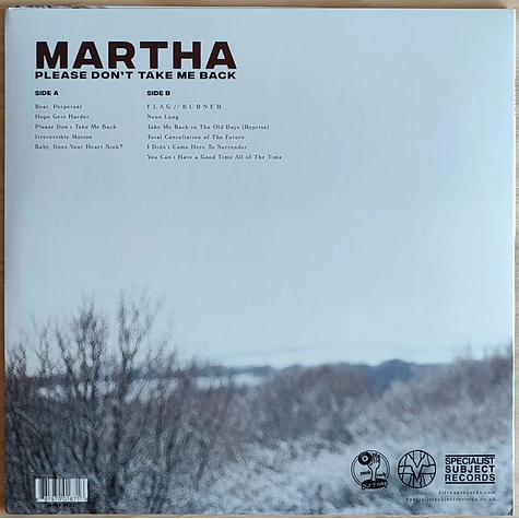 Martha - Please Don't Take Me Back