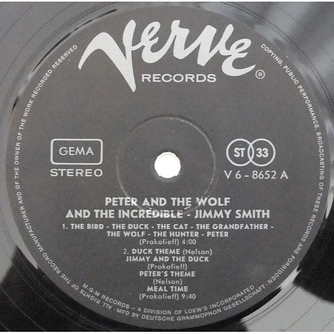 Jimmy Smith - Peter & The Wolf