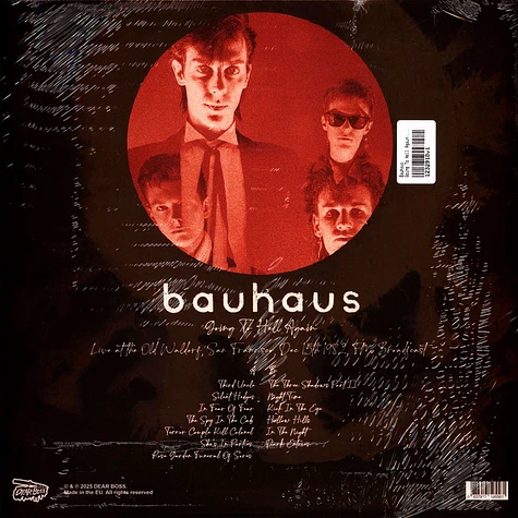 Bauhaus - Going To Hell Again: Live At The Old Waldorf San Francisco 1982 Black Vinyl Edition