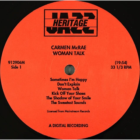 Carmen McRae - Woman Talk (Live At The Village Gate)