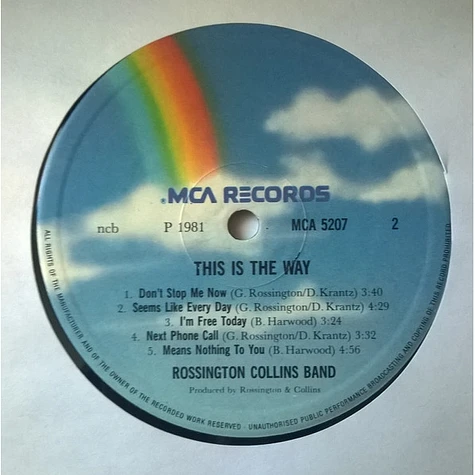 Rossington Collins Band - This Is The Way