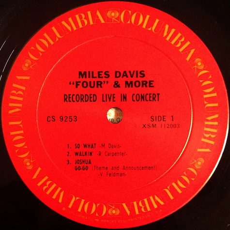 Miles Davis - 'Four' & More - Recorded Live In Concert