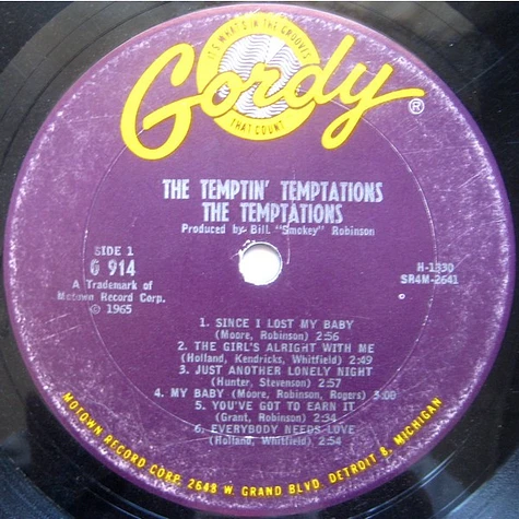 The Temptations - The Temptin' Temptations