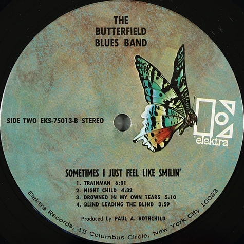 The Paul Butterfield Blues Band - Sometimes I Just Feel Like Smilin'