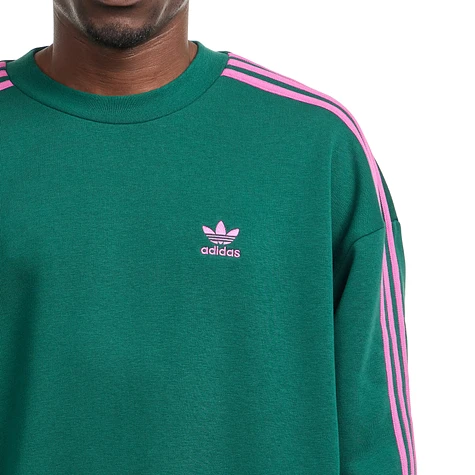 adidas Adicolor Oversized Crew Sweatshirt (Collegiate Green