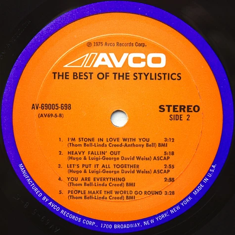 The Stylistics - The Best Of The Stylistics