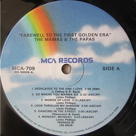 The Mamas & The Papas - Farewell To The First Golden Era