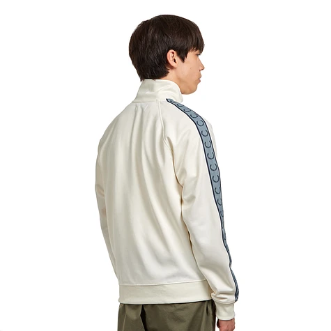 Fred Perry - Contrast Tape Track Jacket (Ecru / Navy) | HHV
