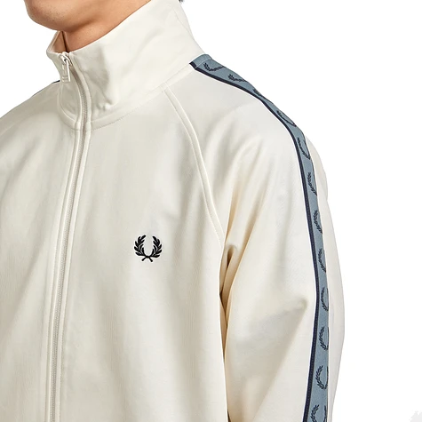 Fred Perry - Contrast Tape Track Jacket (Ecru / Navy) | HHV