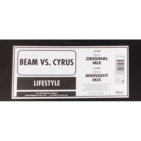 Beam vs. Cyrus - Lifestyle