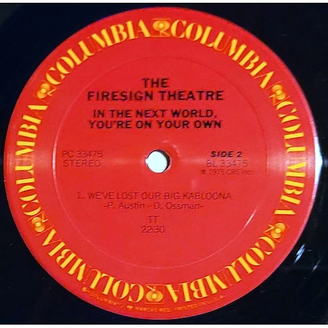 The Firesign Theatre - In The Next World, You're On Your Own