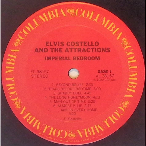 Elvis Costello & The Attractions - Imperial Bedroom