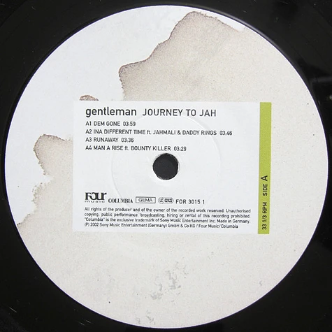 Gentleman - Journey To Jah