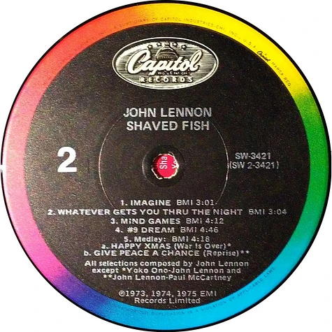 John Lennon / The Plastic Ono Band - Shaved Fish