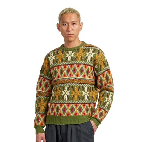Beams Plus - Crew Fair Isle Pattern 3G