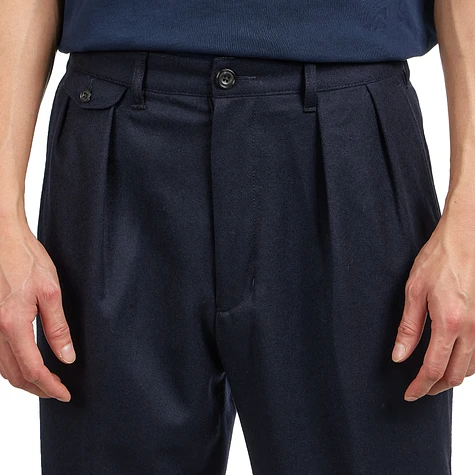 Beams Plus - 2 Pleats Tapered Flannel