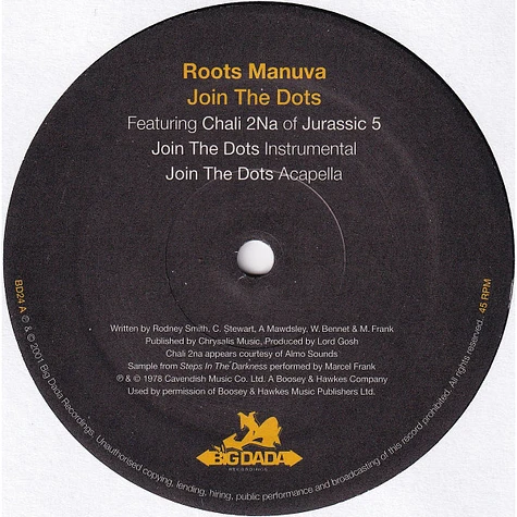 Roots Manuva - Join The Dots / Ital Visions