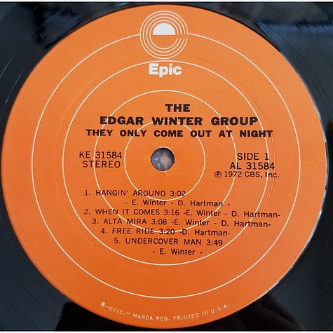 The Edgar Winter Group - They Only Come Out At Night