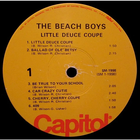 The Beach Boys - Little Deuce Coupe