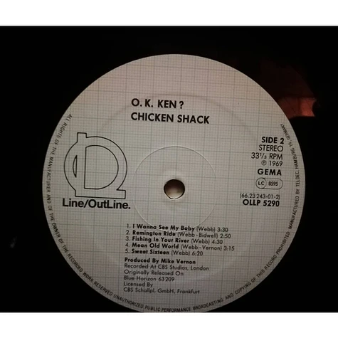 Chicken Shack - O.K. Ken?