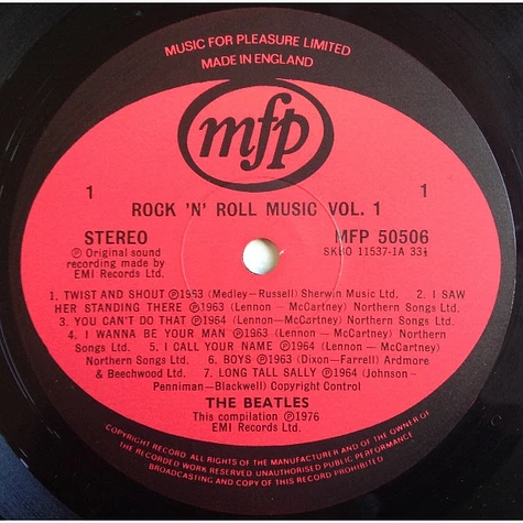 The Beatles - Rock 'N' Roll Music Vol. 1