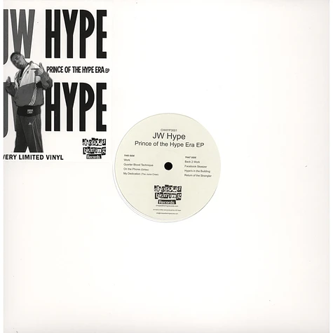 JW Hype - Prince Of The Hype Era EP