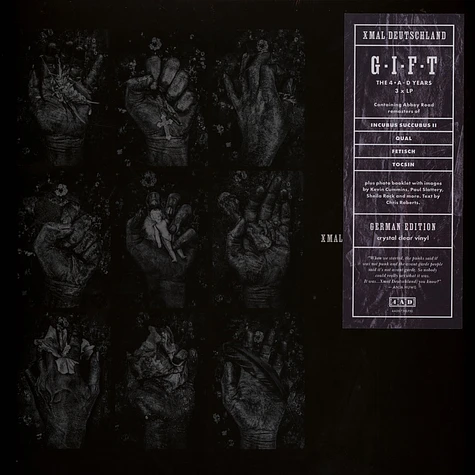 Xmal Deutschland - Gift - The 4AD Years Clear Vinyl Edition
