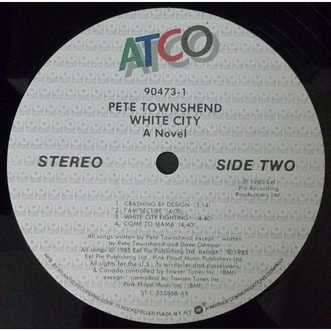 Pete Townshend - White City (A Novel)