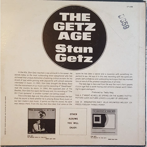 Stan Getz - The Getz Age