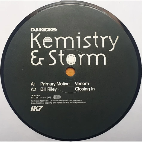 Kemistry & Storm - DJ-Kicks: