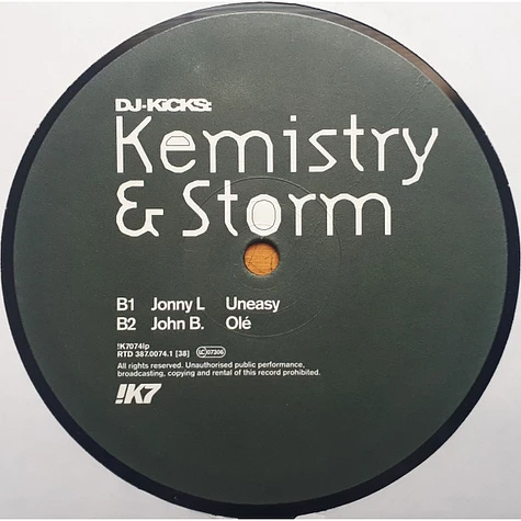 Kemistry & Storm - DJ-Kicks: