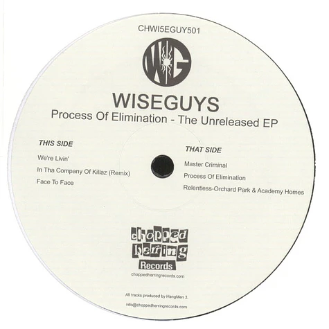 Wiseguys (The Almighty RSO, Made Men & TDS Mob) - Process Of Elimination EP