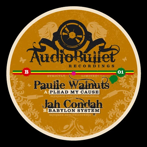 Paulie Walnuts / Jah Condah - Plead My Cause / Babylon System