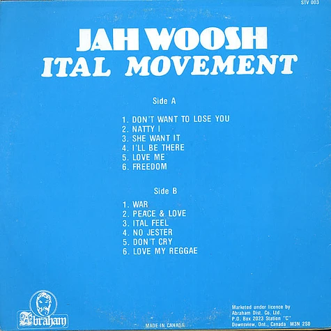 Jah Woosh - Ital Movement