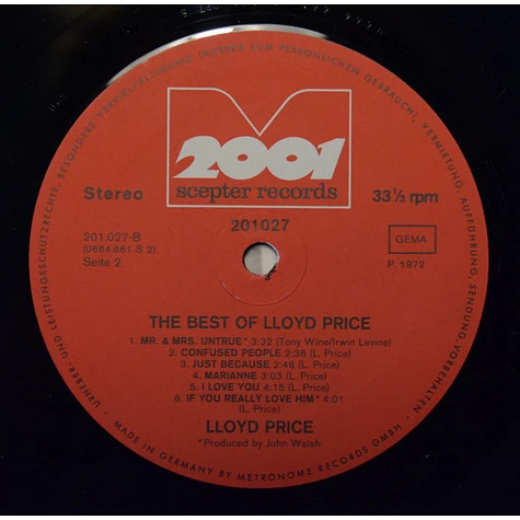 Lloyd Price - The Best Of