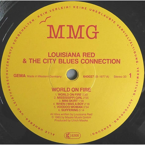 Louisiana Red & City Blues Connection - World On Fire