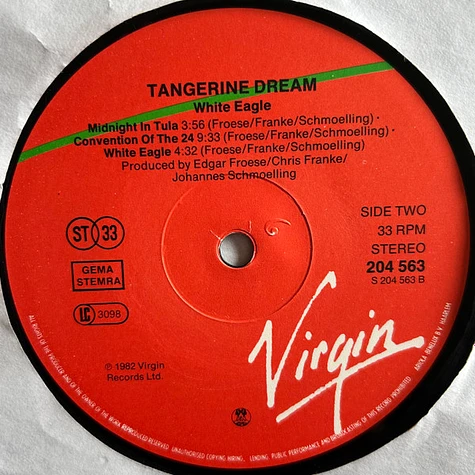 Tangerine Dream - White Eagle