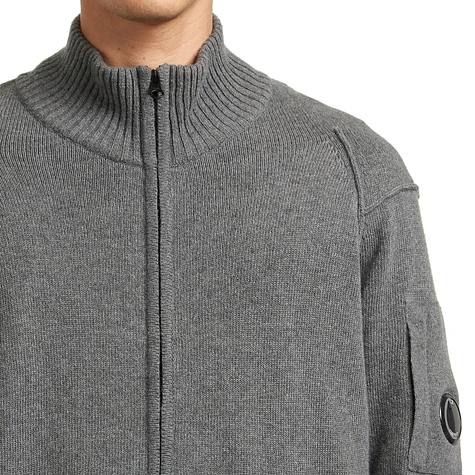 C.P. Company - Lambswool GRS Full Zip Sweater