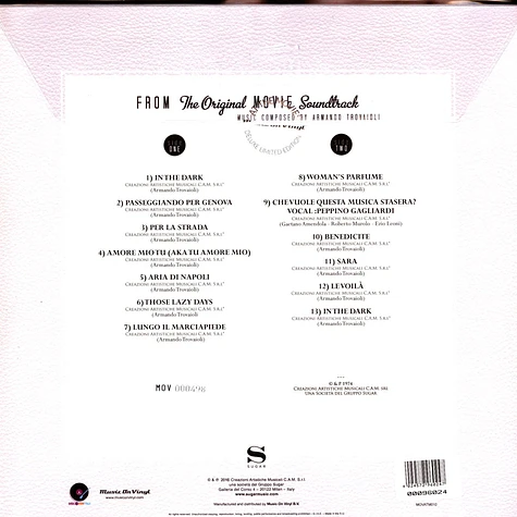 V.A. - OST Profumo Di Donna Armando Trovaioli Limited Yellow