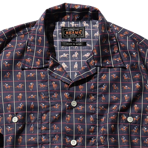 Beams Plus - Mil Open Collar Derby Tattersall