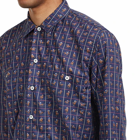 Beams Plus - Mil Open Collar Derby Tattersall