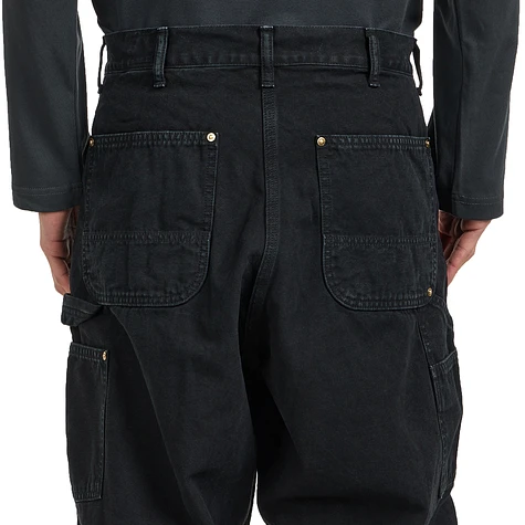 orSlow - Dad's Fit Oxford Painter Pants (Black) | HHV