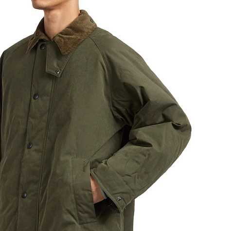 Barbour - Padded Exmoor Coat (Archive Olive) | HHV