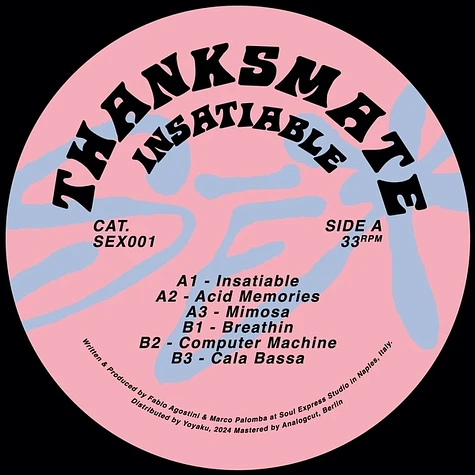 Thanksmate - Insatiable