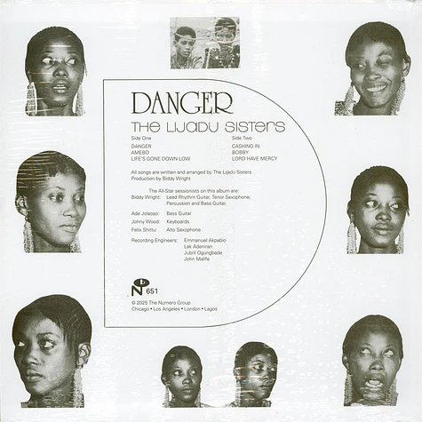 The Lijadu Sisters - Danger Black Vinyl Edition